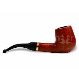 Cachimbo Bertoldi Maestro Briar Âmbar 9mm Anel Dourado